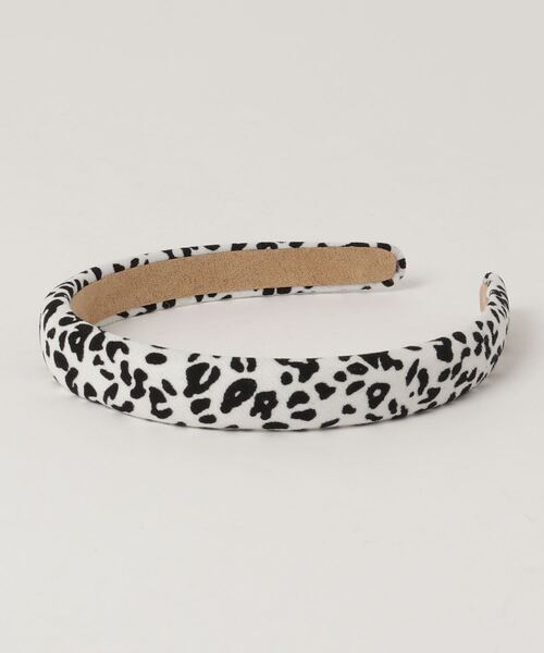 WEGO(ウィゴー)の「WEGO/ヒョウ柄カチューシャ(カチューシャ・レディース・ホワイト/ブラック・FREE)」の3枚目の写真
