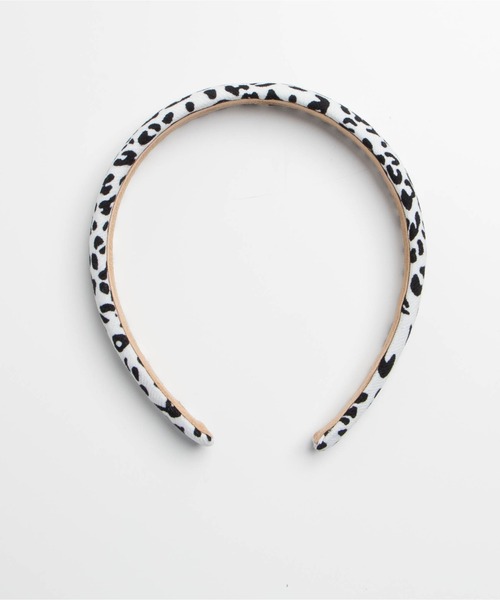WEGO(ウィゴー)の「WEGO/ヒョウ柄カチューシャ(カチューシャ・レディース・ホワイト/ブラック・FREE)」の5枚目の写真