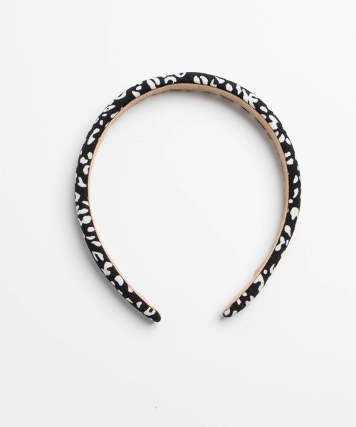 WEGO(ウィゴー)の「WEGO/ヒョウ柄カチューシャ(カチューシャ・レディース・ホワイト/ブラック・FREE)」の6枚目の写真