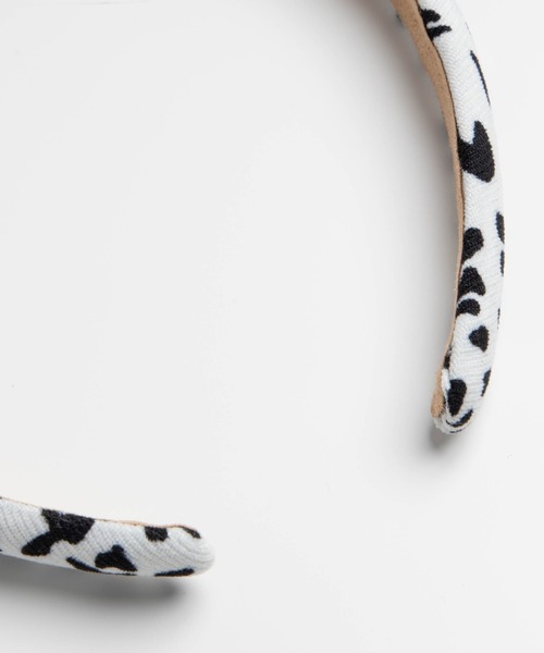 WEGO(ウィゴー)の「WEGO/ヒョウ柄カチューシャ(カチューシャ・レディース・ホワイト/ブラック・FREE)」の4枚目の写真