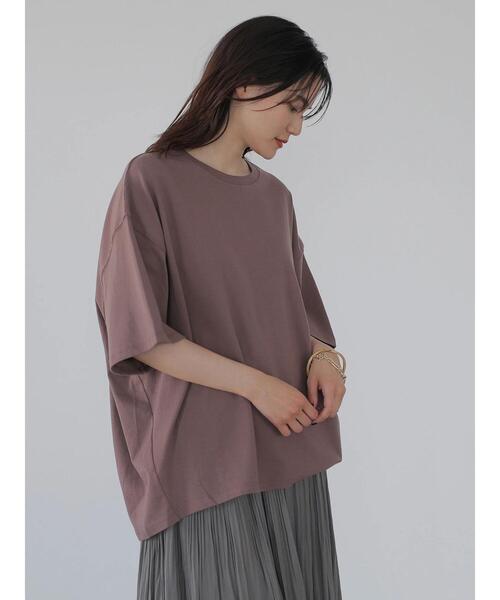 AMERICAN HOLIC（アメリカンホリック）の「コクーン半袖カットプルオーバー ※（Tシャツ/カットソー・レディース・オフホワイト/ライトグレー/その他7/マルチ/ブラウン・M/L）」の13枚目の写真