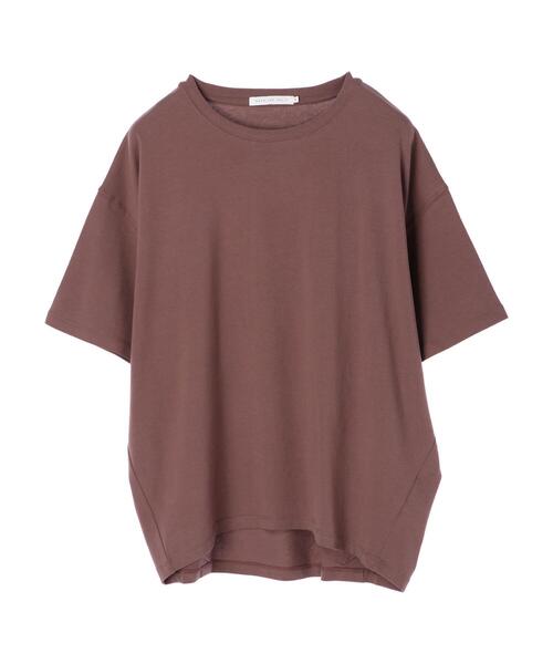 AMERICAN HOLIC（アメリカンホリック）の「コクーン半袖カットプルオーバー ※（Tシャツ/カットソー・レディース・オフホワイト/ライトグレー/その他7/マルチ/ブラウン・M/L）」の19枚目の写真