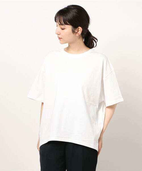 AMERICAN HOLIC（アメリカンホリック）の「コクーン半袖カットプルオーバー ※（Tシャツ/カットソー・レディース・オフホワイト/ライトグレー/その他7/マルチ/ブラウン・M/L）」の9枚目の写真