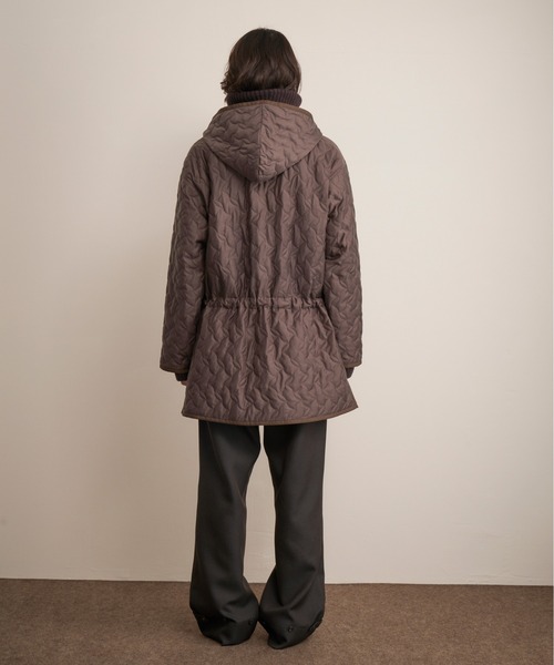 And A(アンドエー)の「TROVE トローブ / JARVI ANORAK ジャルビ キルティングアノラックパーカー フーディー / 65BLS03(その他アウター・メンズ・アッシュブラウン/グレー・1/2/3)」の6枚目の写真