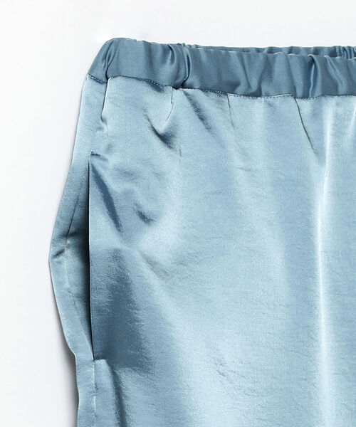 BEAMS BOY（ビームスボーイ）の「BEAMS BOY / サテン フリル イージーパンツ（その他パンツ・レディース・ネイビー/ブラウン系その他/ブルー系その他・ONE SIZE）」の17枚目の写真