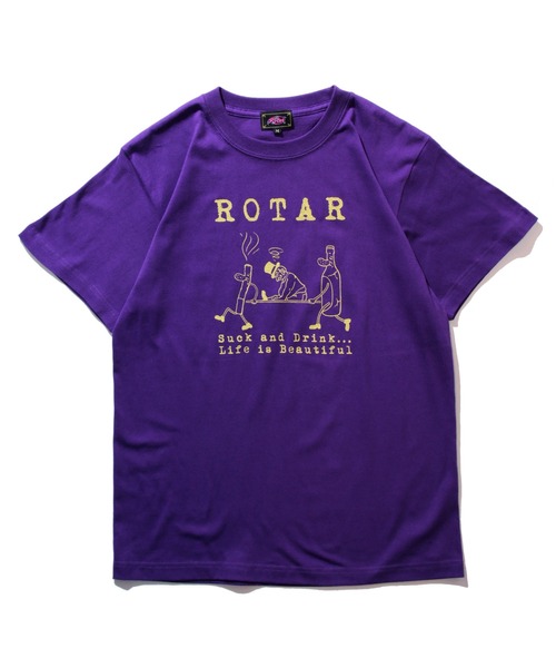 ROTAR(ローター)の「Suck and Drink Tee(Tシャツ/カットソー・メンズ・オフホワイト/パープル/スミクロ・SMALL/X-LARGE/LARGE/MEDIUM)」の7枚目の写真