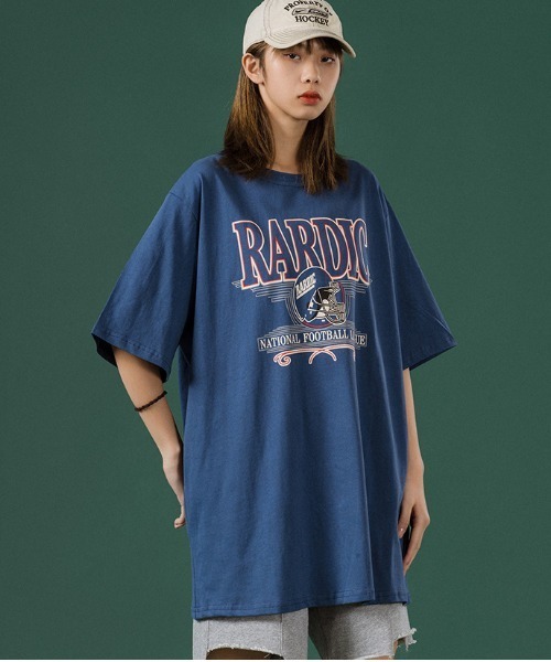 【ア デイ イン ザ ライフ】Tシャツ カットソー ビッグシルエット 赤 茶古着 ア デイ イン ザ ライフ】Tシャツ カットソー ビッグシルエット