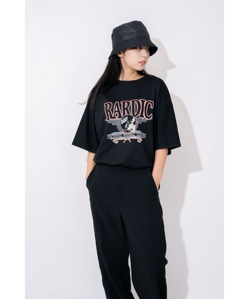 DEVICE（デバイス）の「アメリカン ヴィンテージライク y2k 古着風 韓国 ストリート ビッグシルエット プリント 半袖 Tシャツ（Tシャツ/カットソー・レディース・ブラック/ブルー/ホワイト/グリーン/チャコールグレー・FREE）」の13枚目の写真