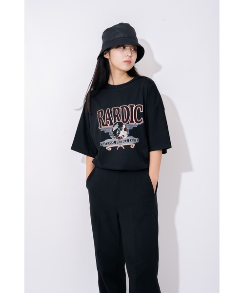 DEVICE（デバイス）の「アメリカン ヴィンテージライク y2k 古着風 韓国 ストリート ビッグシルエット プリント 半袖 Tシャツ（Tシャツ/カットソー・レディース・ブラック/ブルー/ホワイト/グリーン/チャコールグレー・FREE）」の15枚目の写真