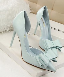 Jasmine Grandiflorum（ジャスミングランディフローラム）の「【Jasmine】リボンのハイヒールパンプス (SS)（パンプス）」