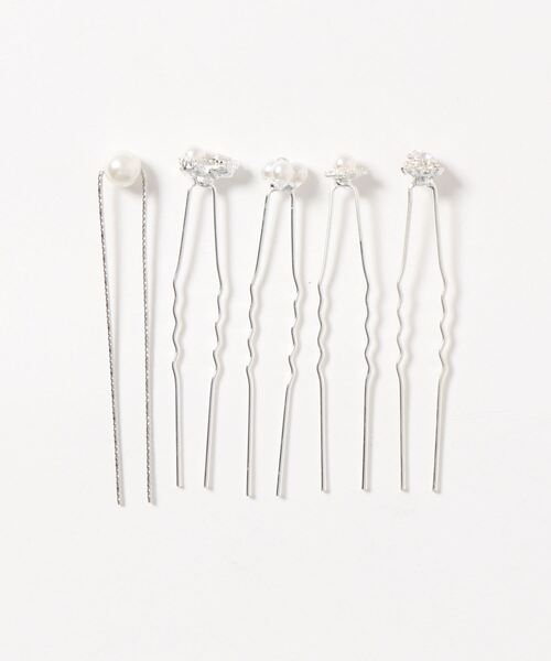 Cupid Heart(キューピッドハート)の「【Cupid Heart】結婚式アクセ!ヘアピン5本セット(ヘアピン・レディース・ベージュ・MEDIUM)」の5枚目の写真