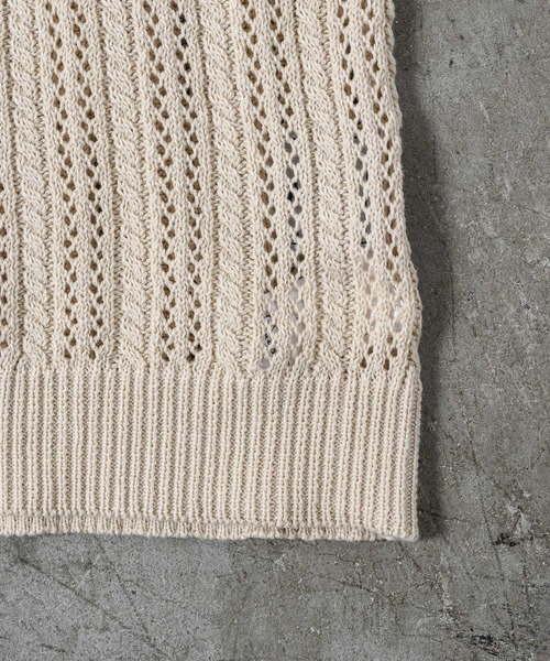 ADAMASTE（アダマスト）の「スカシアミリラックスカーディガン（カーディガン/ボレロ・メンズ・モカ/ブルー/チャコールグレー/アイボリー/グリーン・FREE）」の19枚目の写真