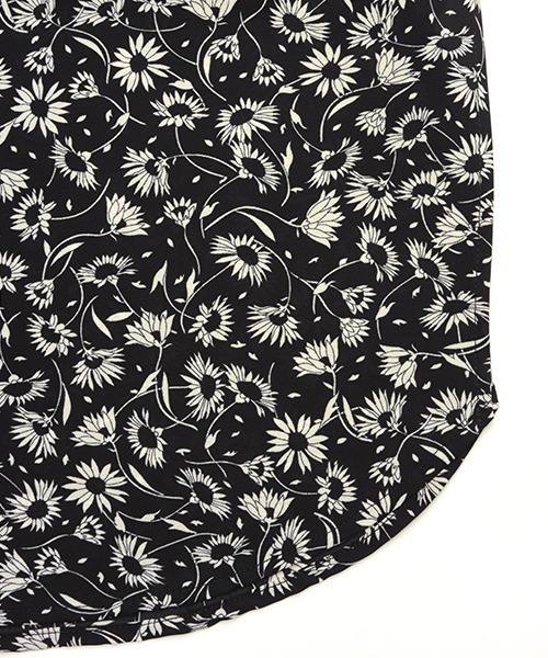 チチカカ（チチカカ）の「ノーカラーシャツワンピース（シャツワンピース・レディース・オフホワイト/ブラック/グリーン・FREE）」の20枚目の写真