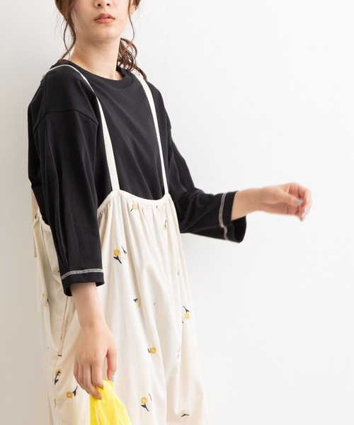 POU DOU DOU（プードゥドゥ）の「タックスリーブカットソー（Tシャツ/カットソー・レディース・ライトグレー/ブラック/アイボリー・3）」の22枚目の写真