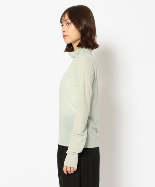 DROIT BELLO（ドロイトベロ）の「DROIT BELLO（ドロイトベロ）チュールタートル（Tシャツ/カットソー・レディース・ブラック/ライトグレー/ミント・FREE）」の12枚目の写真