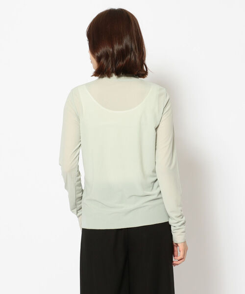 DROIT BELLO（ドロイトベロ）の「DROIT BELLO（ドロイトベロ）チュールタートル（Tシャツ/カットソー・レディース・ブラック/ライトグレー/ミント・FREE）」の13枚目の写真