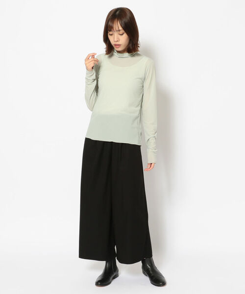 DROIT BELLO（ドロイトベロ）の「DROIT BELLO（ドロイトベロ）チュールタートル（Tシャツ/カットソー・レディース・ブラック/ライトグレー/ミント・FREE）」の18枚目の写真