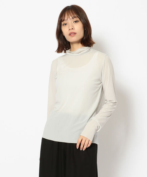 DROIT BELLO（ドロイトベロ）の「DROIT BELLO（ドロイトベロ）チュールタートル（Tシャツ/カットソー・レディース・ブラック/ライトグレー/ミント・FREE）」の20枚目の写真