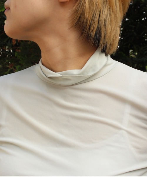 DROIT BELLO（ドロイトベロ）の「DROIT BELLO（ドロイトベロ）チュールタートル（Tシャツ/カットソー・レディース・ブラック/ライトグレー/ミント・FREE）」の5枚目の写真