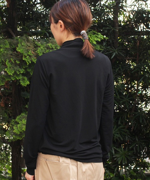DROIT BELLO（ドロイトベロ）の「DROIT BELLO（ドロイトベロ）チュールタートル（Tシャツ/カットソー・レディース・ブラック/ライトグレー/ミント・FREE）」の11枚目の写真
