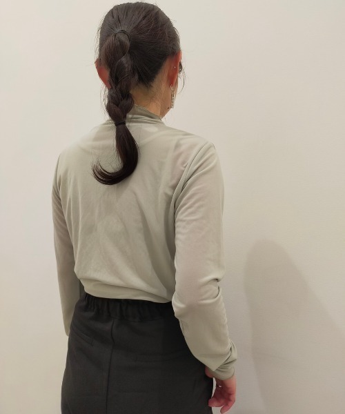 DROIT BELLO(ドロイトベロ)の「DROIT BELLO(ドロイトベロ)チュールタートル(Tシャツ/カットソー・レディース・ブラック/ライトグレー/ミント・FREE)」の16枚目の写真