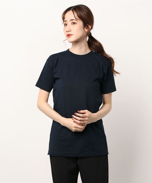 BAY SIDE（ベイサイド）の「【T18】【BAYSIDE/ベイサイド】UNIONMADE TEE（Tシャツ/カットソー・レディース・ホワイト/ブラック/ネイビー・SMALL/MEDIUM/LARGE）」の3枚目の写真
