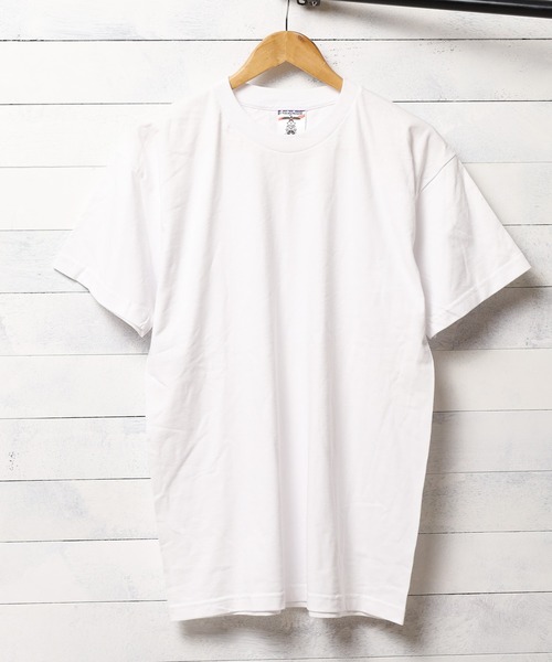 BAY SIDE（ベイサイド）の「【T18】【BAYSIDE/ベイサイド】UNIONMADE TEE（Tシャツ/カットソー・レディース・ホワイト/ブラック/ネイビー・SMALL/MEDIUM/LARGE）」の2枚目の写真
