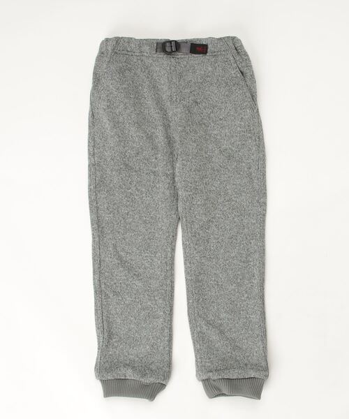 Gramicci（グラミチ）の「【GRAMICCI / グラミチ】BONDING KNIT FLEECE KIDS RIB PANTS　ボンディングニットフリースキッズリブパンツ（スウェットパンツ・キッズ・ヘザーグレー/オートミール/ダークブラウン/ヘザーチャコール・130cm）」の2枚目の写真