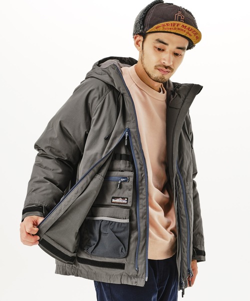 KRIFF MAYER(クリフメイヤー)の「ハイドポケットマウンテンJK(マウンテンパーカー・メンズ・ブラック/ブラウン/オリーブ/ダークグレー・SMALL/MEDIUM/LARGE/X-LARGE)」の3枚目の写真