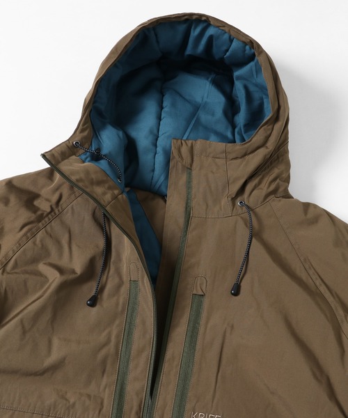 KRIFF MAYER(クリフメイヤー)の「ハイドポケットマウンテンJK(マウンテンパーカー・メンズ・ブラック/ブラウン/オリーブ/ダークグレー・SMALL/MEDIUM/LARGE/X-LARGE)」の12枚目の写真