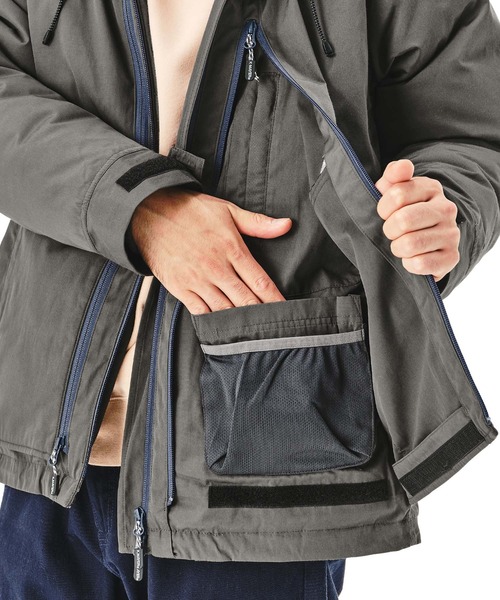 KRIFF MAYER(クリフメイヤー)の「ハイドポケットマウンテンJK(マウンテンパーカー・メンズ・ブラック/ブラウン/オリーブ/ダークグレー・SMALL/MEDIUM/LARGE/X-LARGE)」の16枚目の写真