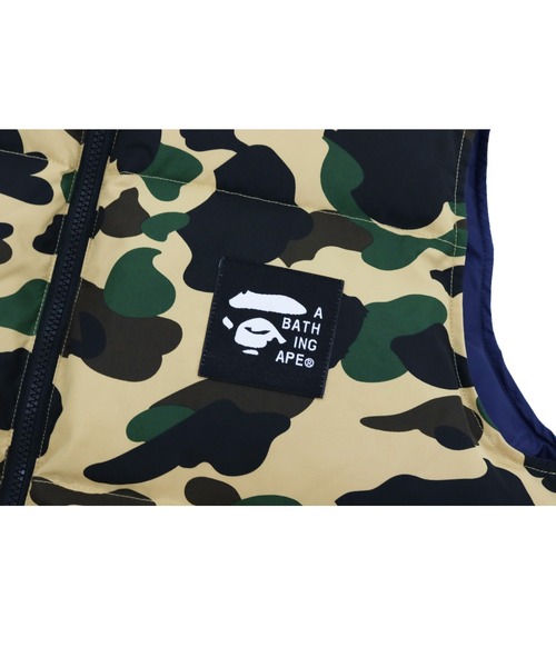 a bathing ape ☆リバーシブル☆ ダウンベスト 1st camo