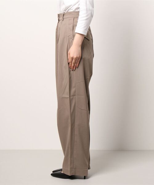 Heather（ヘザー）の「タックワイドスラックス 218778（スラックス・レディース・ベージュ/チャコールグレー/グリーン・S/M）」の8枚目の写真