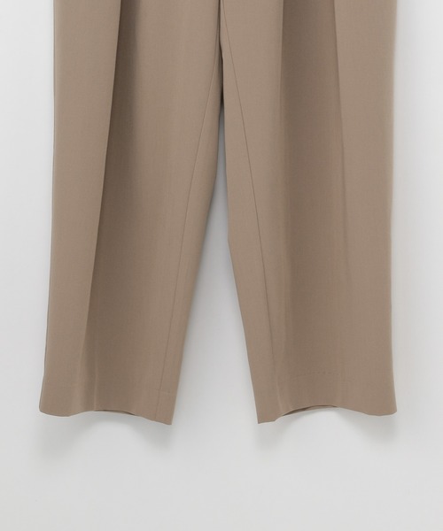 Heather（ヘザー）の「タックワイドスラックス 218778（スラックス・レディース・ベージュ/チャコールグレー/グリーン・S/M）」の5枚目の写真