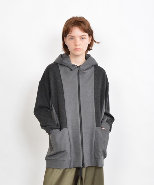 gomme（ゴム）の「ウォームポンチ リラックスパーカー（パーカー