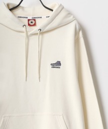 CONVERSE/コンバース ワンポイント シューズ ロゴ 刺繍 スウェット パーカー