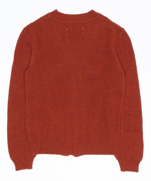 The animals observatory（ジ・アニマルズ・オブザーバトリー）の「The animals observatory / ブランコ刺繍ワンポイント カーディガンニット（ニット/セーター・キッズ・ブラウン・6Y/8Y/10Y/2Y/4Y/12Y）」の3枚目の写真