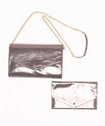 LAGUNAMOON | LADYシャインクラッチBAG(クラッチバッグ)