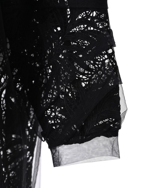Narcissus(ナルシス)の「【SINN】Narcissusオリジナル レースチュールジャケット(テーラードジャケット・レディース・ホワイト/ブラック/カーキ・FREE)」の14枚目の写真