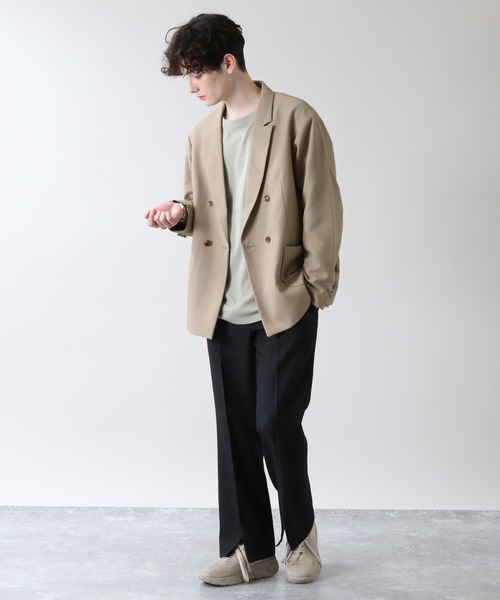 RAGEBLUE（レイジブルー）の「PEツイル/ダブルテーラードジャケット/956194（テーラードジャケット・メンズ・ブラック/ベージュ・MEDIUM/LARGE）」の14枚目の写真