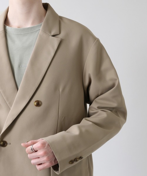 RAGEBLUE（レイジブルー）の「PEツイル/ダブルテーラードジャケット/956194（テーラードジャケット・メンズ・ブラック/ベージュ・MEDIUM/LARGE）」の8枚目の写真