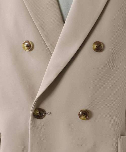 RAGEBLUE（レイジブルー）の「PEツイル/ダブルテーラードジャケット/956194（テーラードジャケット・メンズ・ブラック/ベージュ・MEDIUM/LARGE）」の15枚目の写真