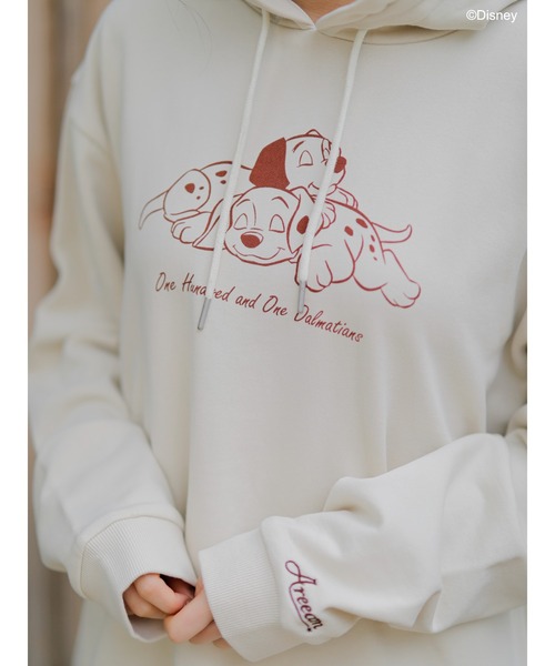 Disney（ディズニー）の「ﾃﾞｨｽﾞﾆｰｷｬﾗｸﾀｰ/ﾌﾘﾙﾊﾟｰｶｰ（パーカー・レディース・オフホワイト/ピンク/ライトベージュ・FREE）」の20枚目の写真