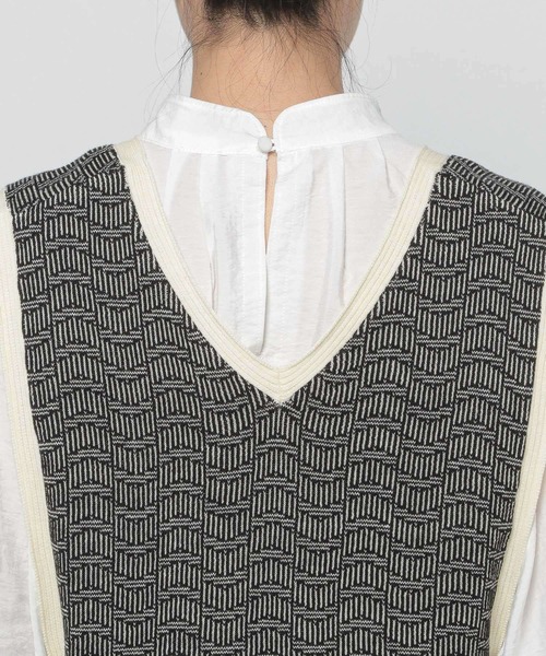 PAGEBOY(ページボーイ)の「ジャガードショートベスト(ベスト・レディース・ブラウン系その他/ブラック系その他・FREE)」の20枚目の写真