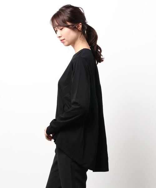 tシャツ MIDIUMISOLID クルーネックAラインプルオーバー レディース MIDIUMISOLID クルーネックAラインプルオーバー｜ MARcourt
