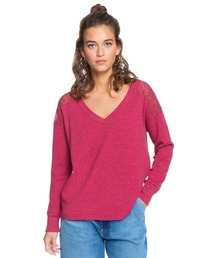 CANDY CLOUDS/ロキシーレースニットトップス