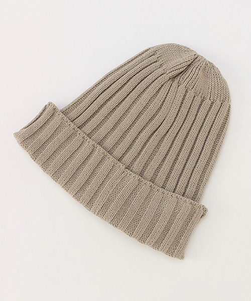 XLARGE KIDS（エクストララージキッズ）の「リブニット帽（ニットキャップ/ビーニー・キッズ・グレー/カーキ/ブラック・FREE）」の6枚目の写真