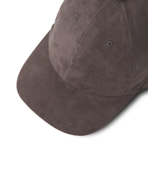 AKTE(アクテ)の「フェイクスウェードキャップ(キャップ・レディース・ブラック/グレー・FREE)」の7枚目の写真