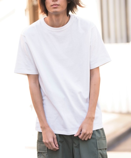 FRUIT OF THE LOOM(フルーツオブザルーム)の「【FRUIT OF THE LOOM】FTL ヘビーオンスT 半袖 14860400※(Tシャツ/カットソー・メンズ・ホワイト/ベージュ/ブラック・LARGE/X-LARGE/XXX-LARGE/MEDIUM)」の4枚目の写真