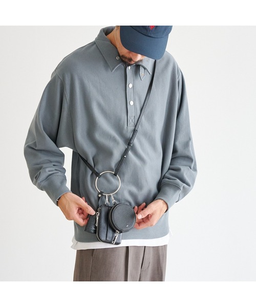 CPCM（シーピーシーエム）の「マルチケースリングショルダー（ショルダーバッグ・メンズ・ブラック/ブラック系その他/グリーン/ベージュ/ネイビー・FREE）」の7枚目の写真